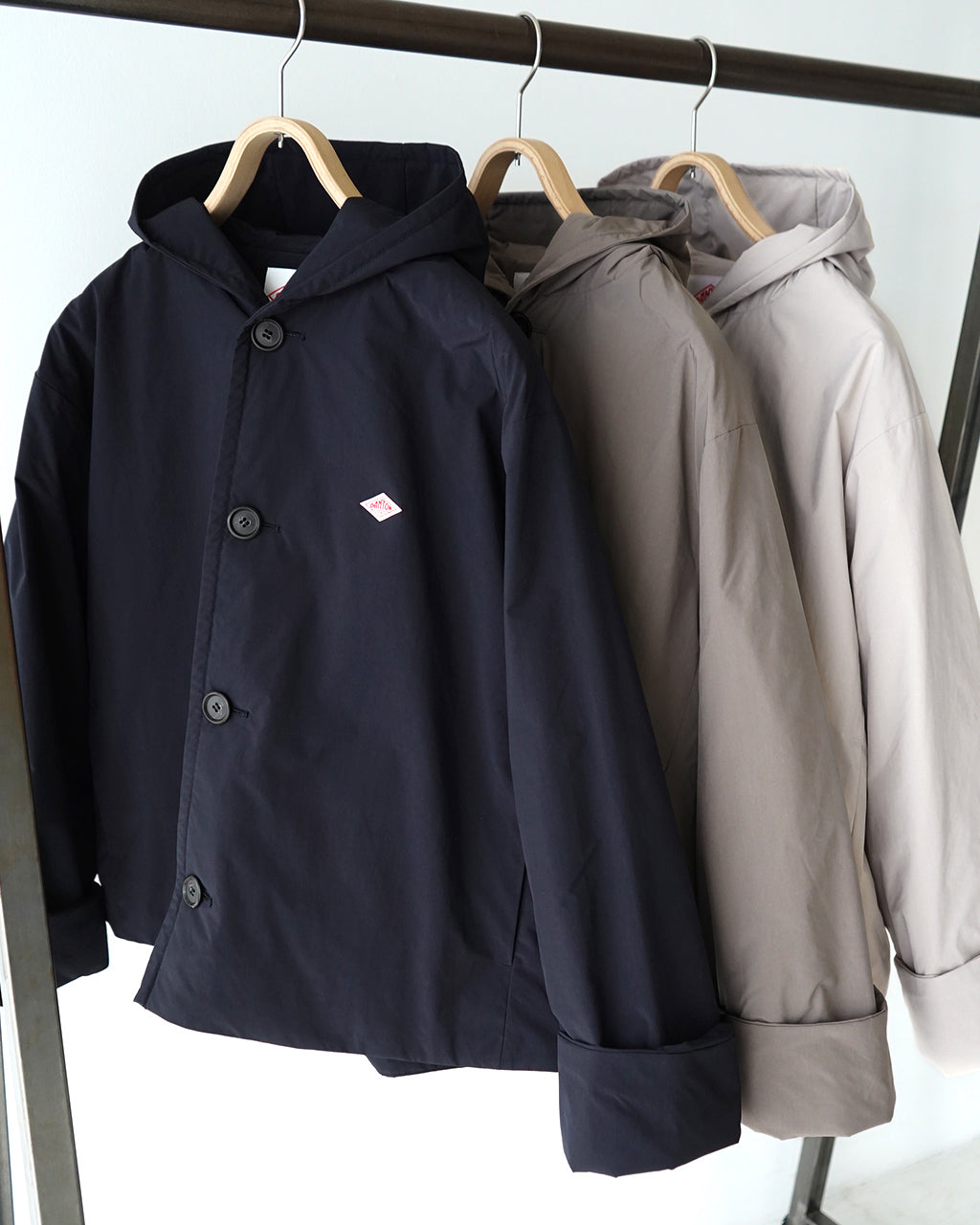 DANTON ダントン インサレーションジャケット ショート丈 フード付き HOODED JACKET DT-A0673 PNT【クーポン対象外】【送料無料】