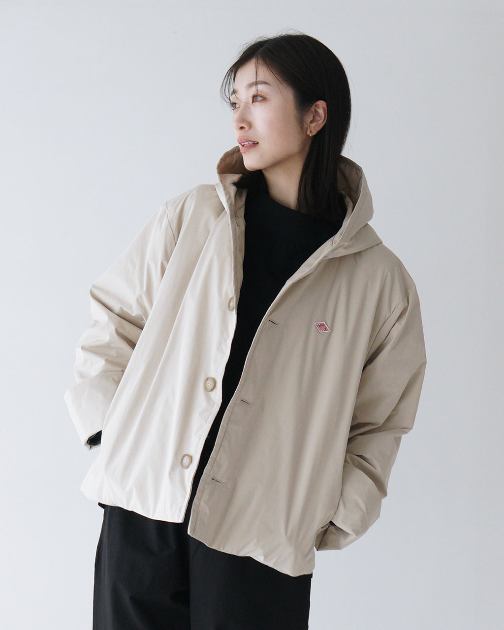 DANTON ダントン インサレーションジャケット ショート丈 フード付き HOODED JACKET DT-A0673 PNT【クーポン対象外】【送料無料】