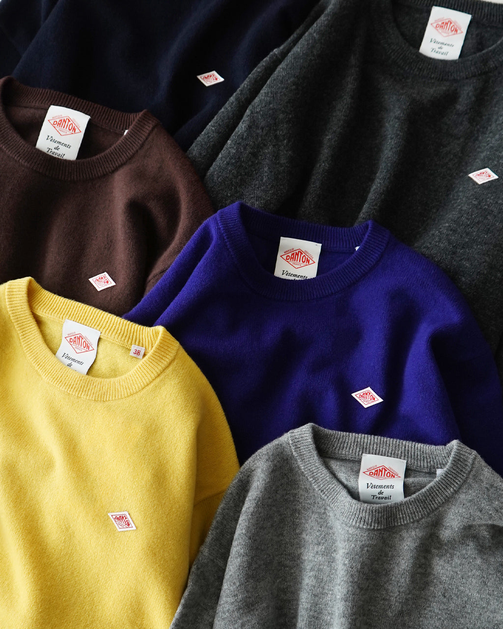 DANTON ダントン ニット クルーネック プルオーバー ロングスリーブ CREW NECK P.O L/S トップス セーター DT-D0027LMW【送料無料】【クーポン対象外】 [★]