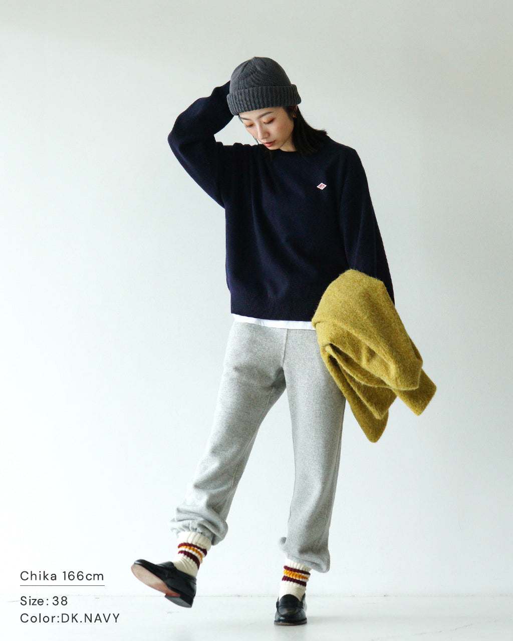 DANTON ダントン ニット クルーネック プルオーバー ロングスリーブ CREW NECK P.O L/S トップス セーター DT-D0027LMW【送料無料】【クーポン対象外】 [★]