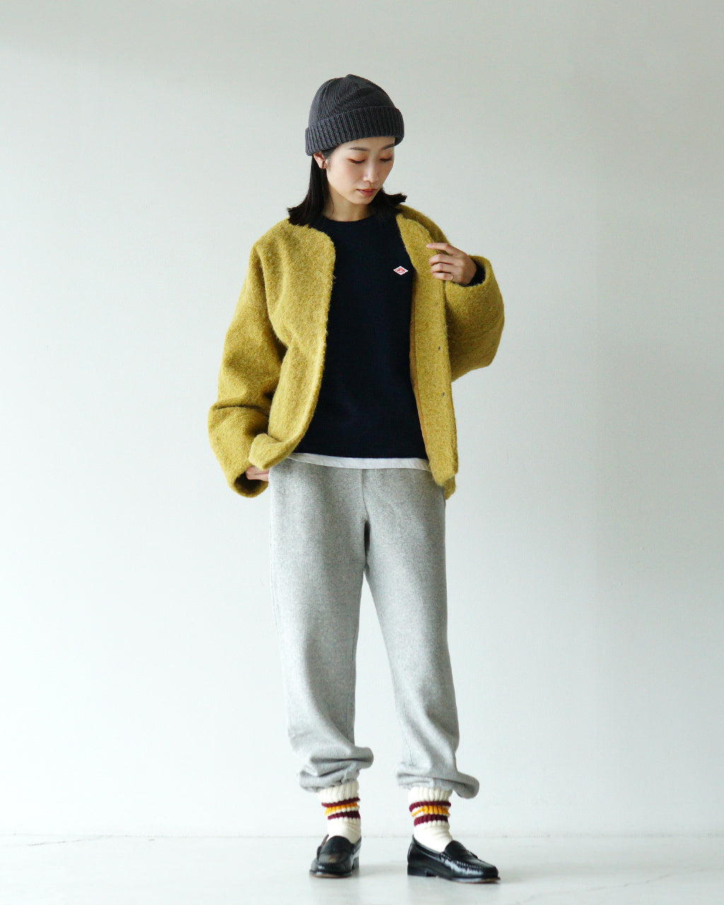 DANTON ダントン クルーネック プルオーバー ロングスリーブ ニット セーター CREW NECK P.O L/S  DT-D0027LMW【送料無料】【ポイント10倍対象外】