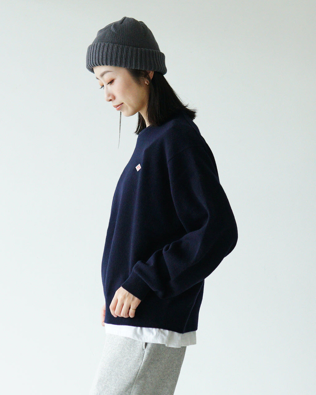 【一部SALE！20%OFF】DANTON ダントン ニット クルーネック プルオーバー ロングスリーブ CREW NECK P.O L/S トップス セーター DT-D0027LMW【送料無料】 [★]