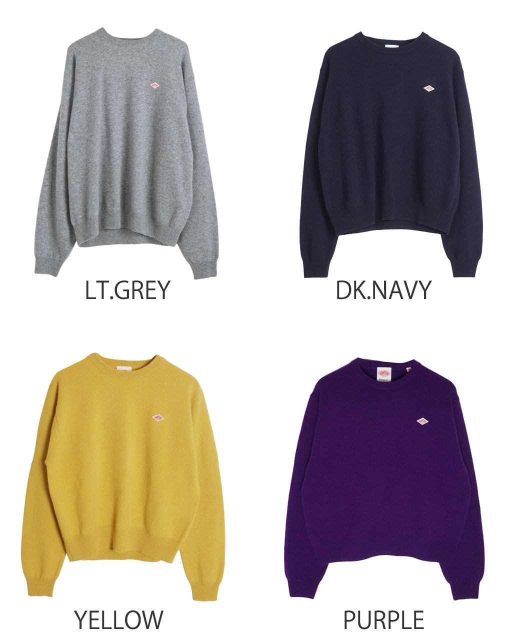 DANTON ダントン ニット クルーネック プルオーバー ロングスリーブ CREW NECK P.O L/S トップス セーター DT-D0027LMW【送料無料】【クーポン対象外】 [★]