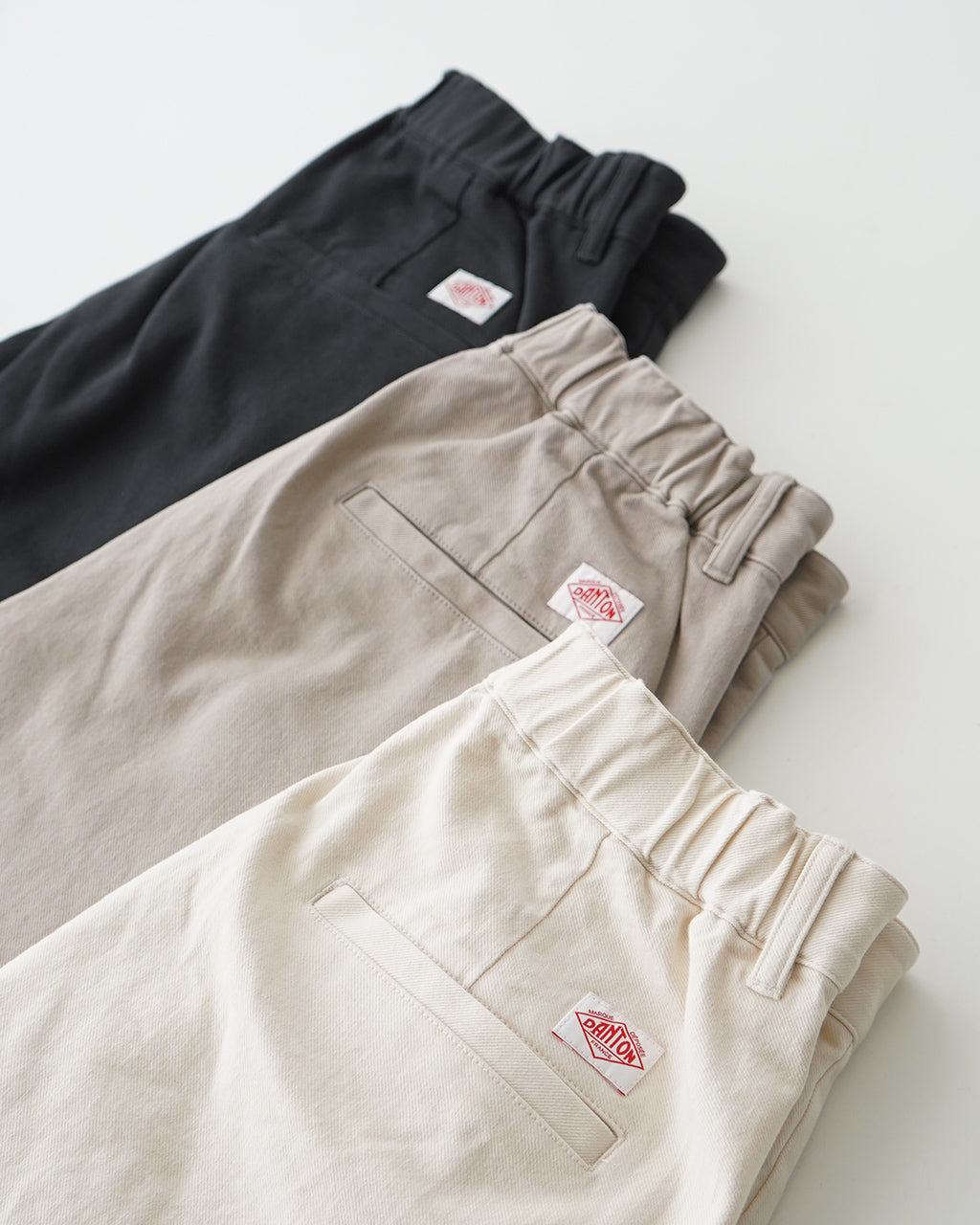 DANTON ダントン ストレッチ 2タック ワイドパンツ  STRETCH TWILL 2TUCK WIDE PANTS イージーパンツ DT-E0252 ASI【クーポン対象外】【送料無料】