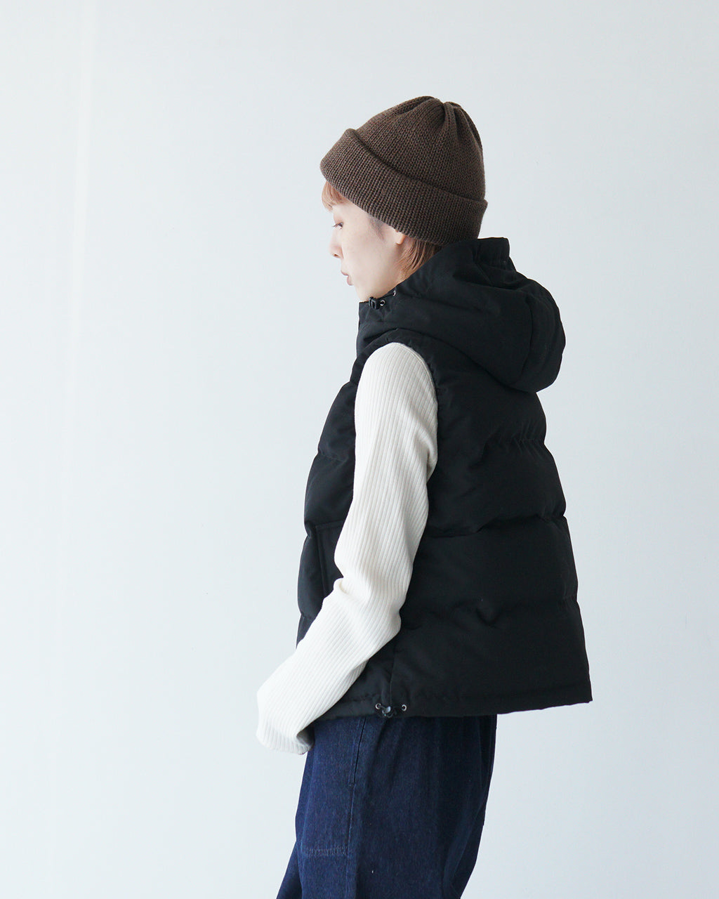 【SALE！20%OFF】DANTON ダントン ダウン フード ベスト DOWN HOODED VEST アウター DT-A0528TET【送料無料】[★]