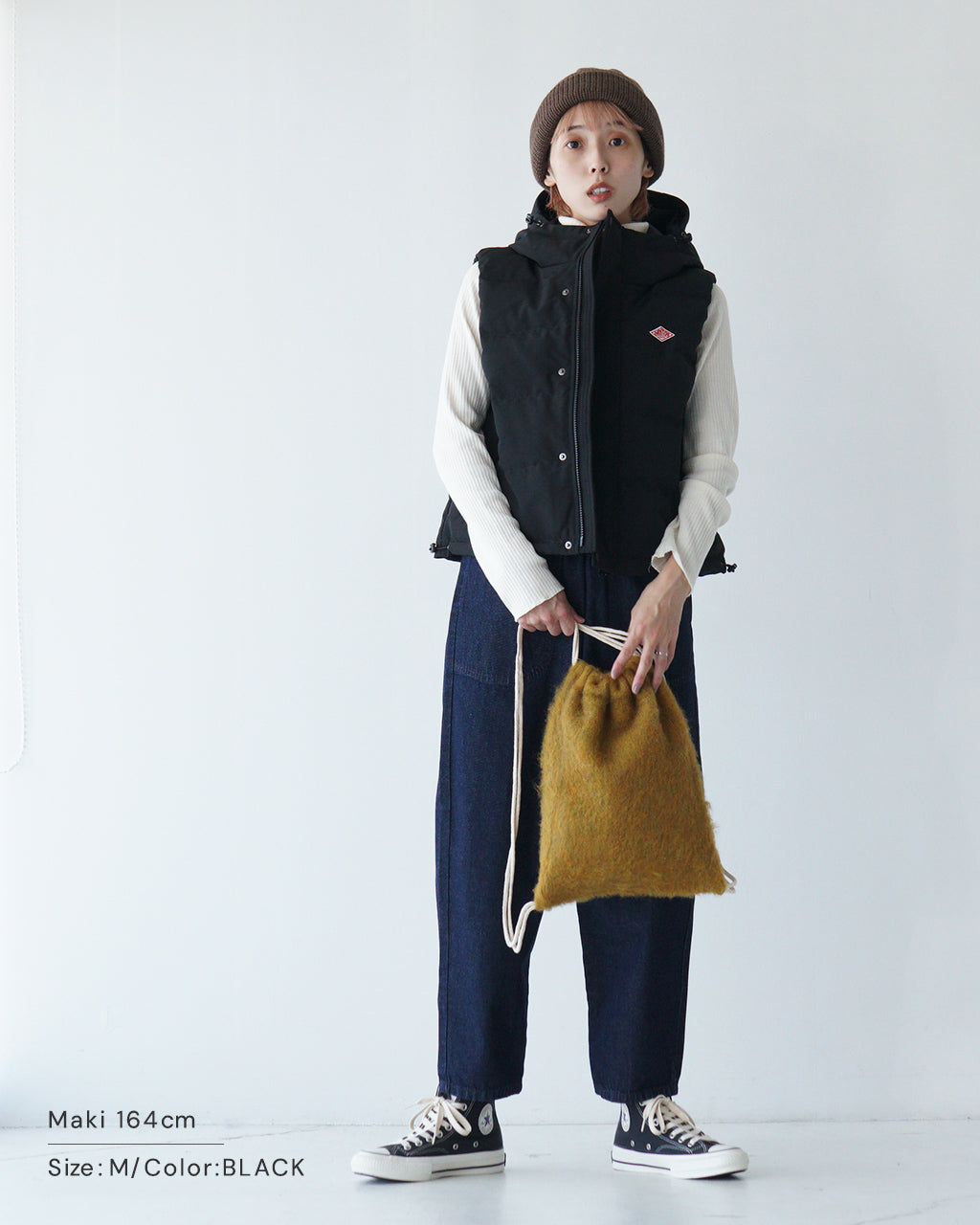 【SALE！20%OFF】DANTON ダントン ダウン フード ベスト DOWN HOODED VEST アウター DT-A0528TET【送料無料】[★]