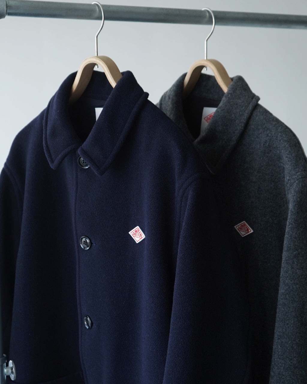 DANTON ダントン ワイド ワーク コート WOOL LIGHT PILE WORK COAT ミディアム丈 ウール パイル DT-A0540 WLP【送料無料】 [★]