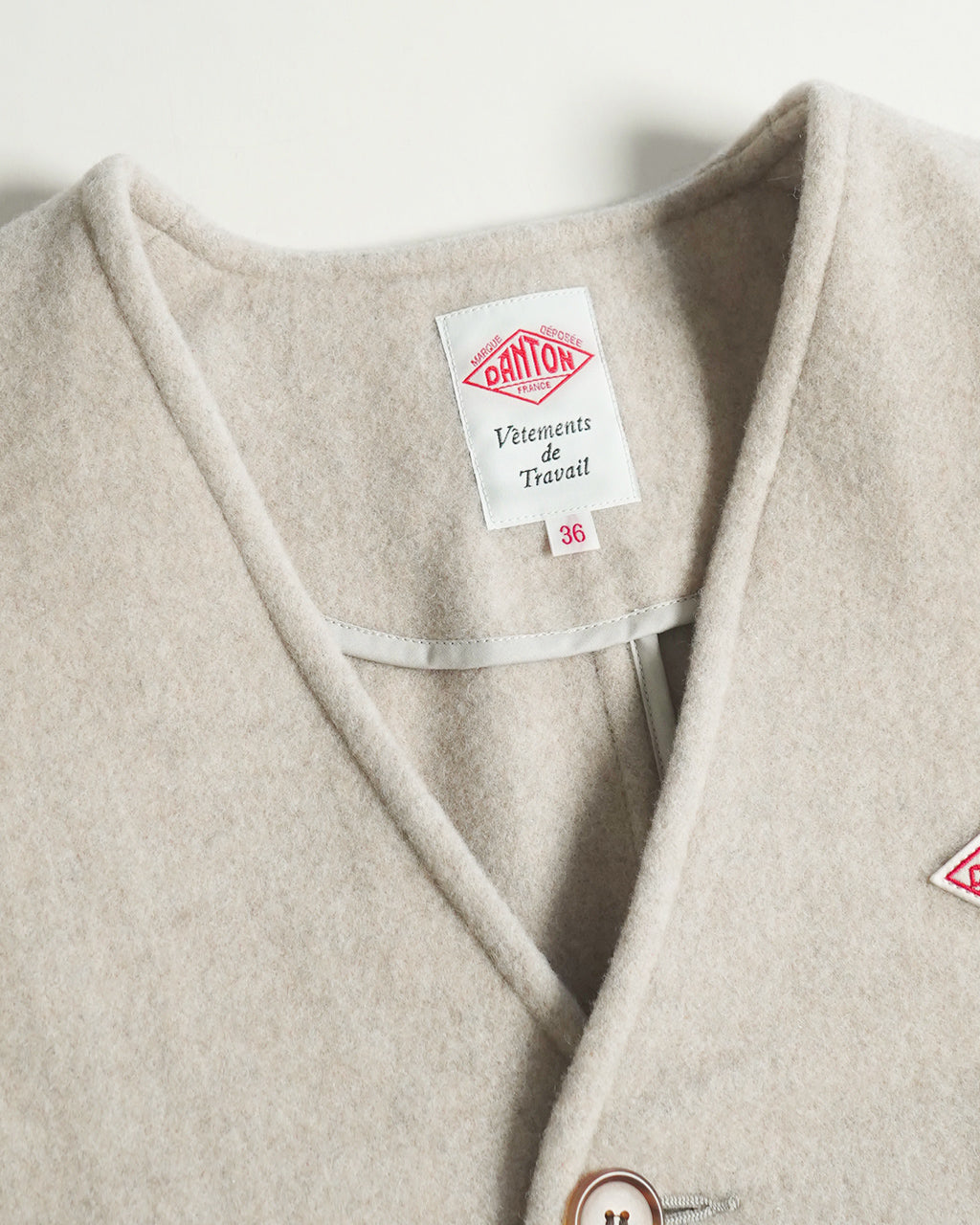 SALE！30%OFF】DANTON ダントン Vネックジャケット SINGLE WOOL