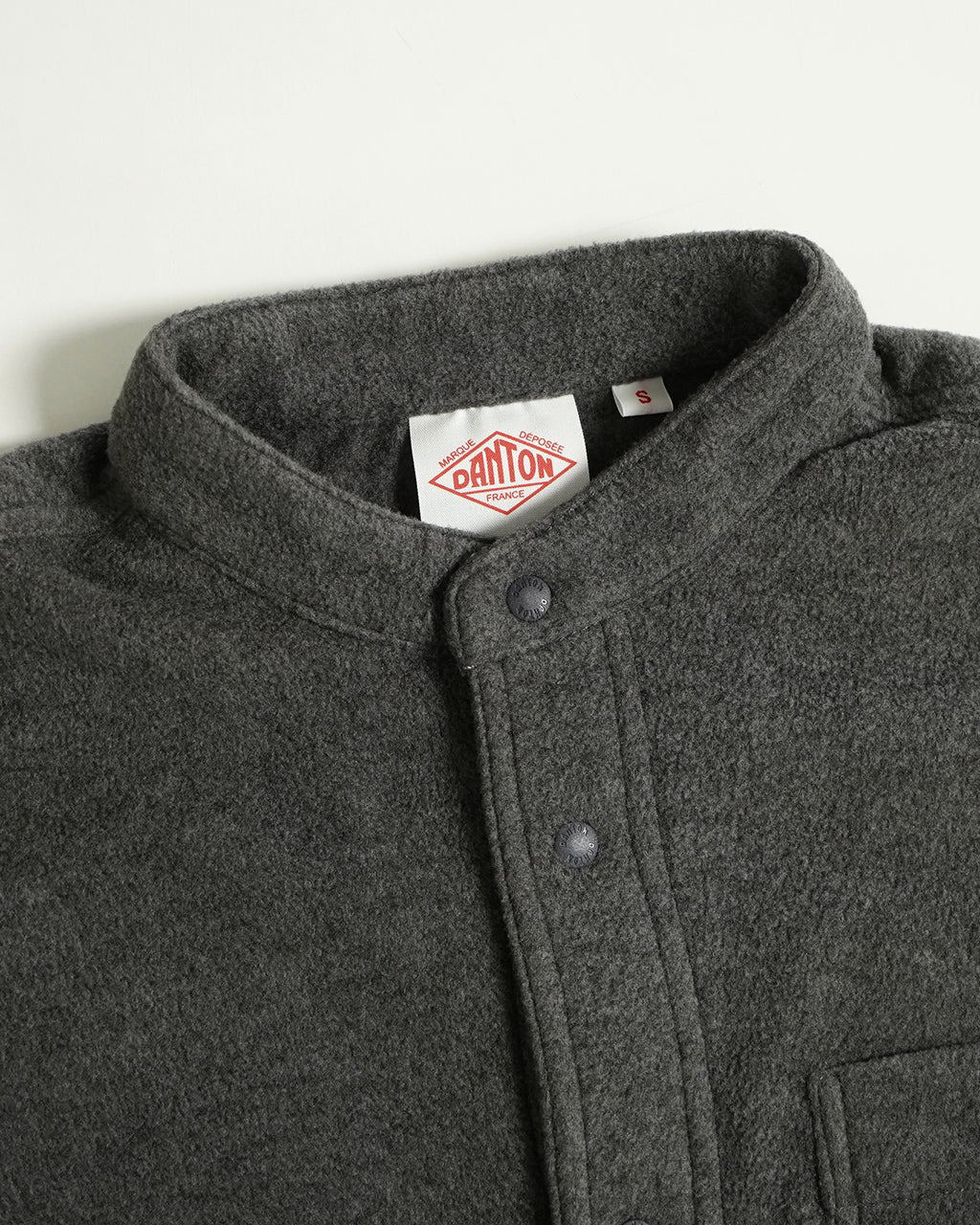 DANTON ダントン フリースシャツ POLYESTER FLEECE BAND COLLAR SHIRT バンドカラー DT-A0548PYF【送料無料】【クーポン対象外】 [★]