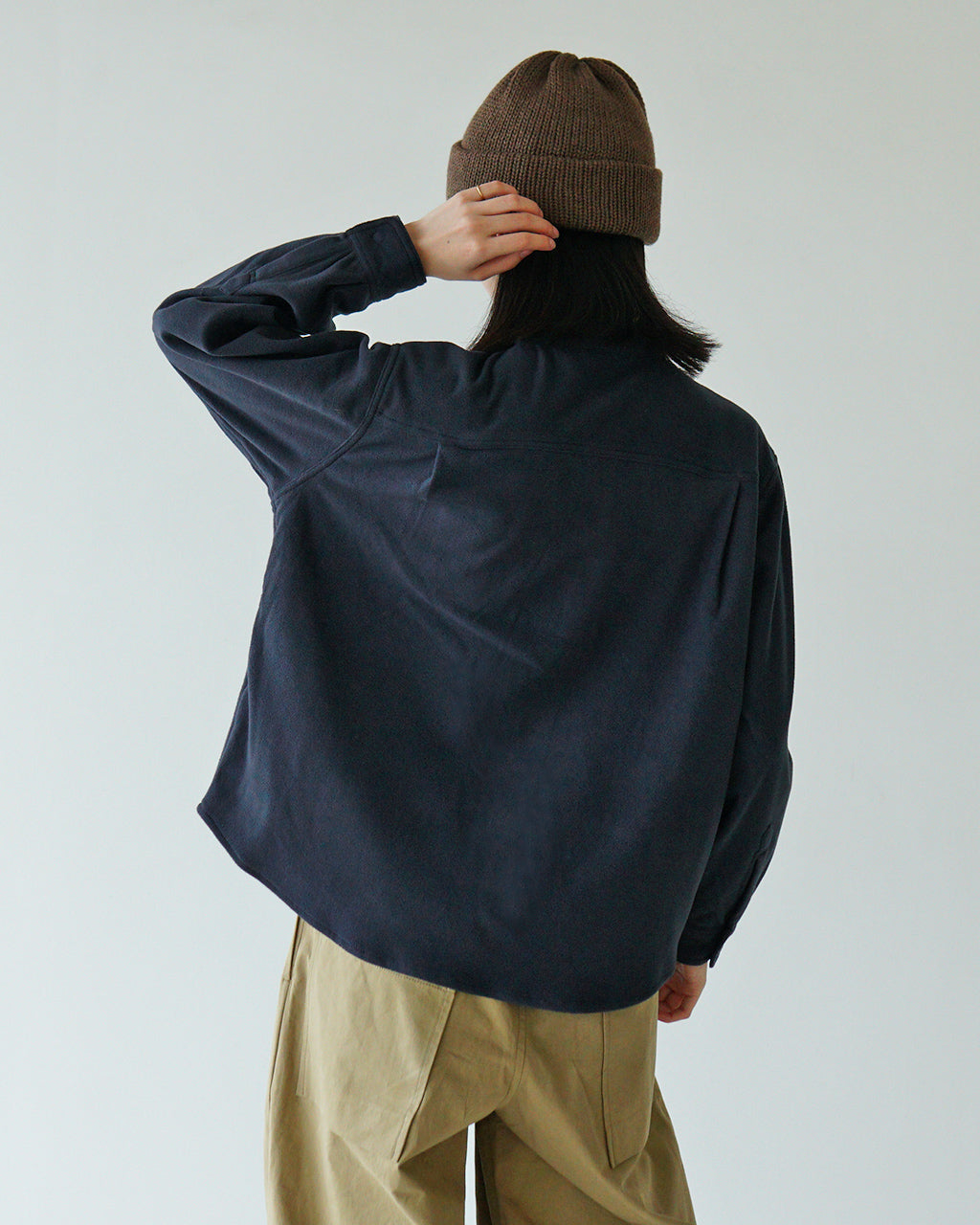 【SALE！30%OFF】DANTON ダントン フリースシャツ POLYESTER FLEECE BAND COLLAR SHIRT バンドカラー DT-A0548PYF【送料無料】 [★]