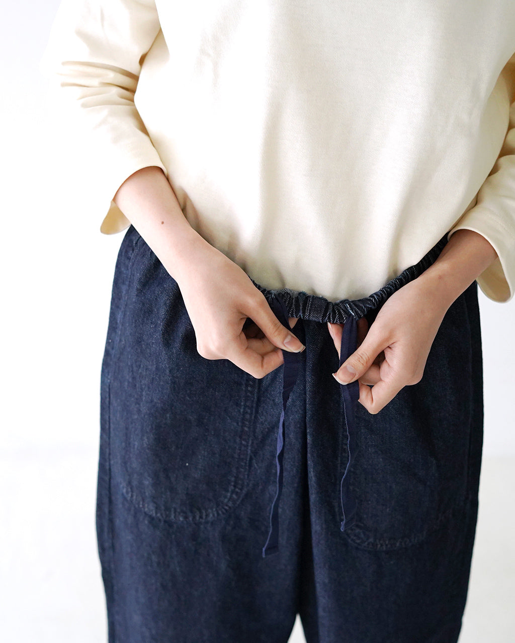 DANTON ダントン デニム イージー パンツ DENIM EASY PANTS レディース