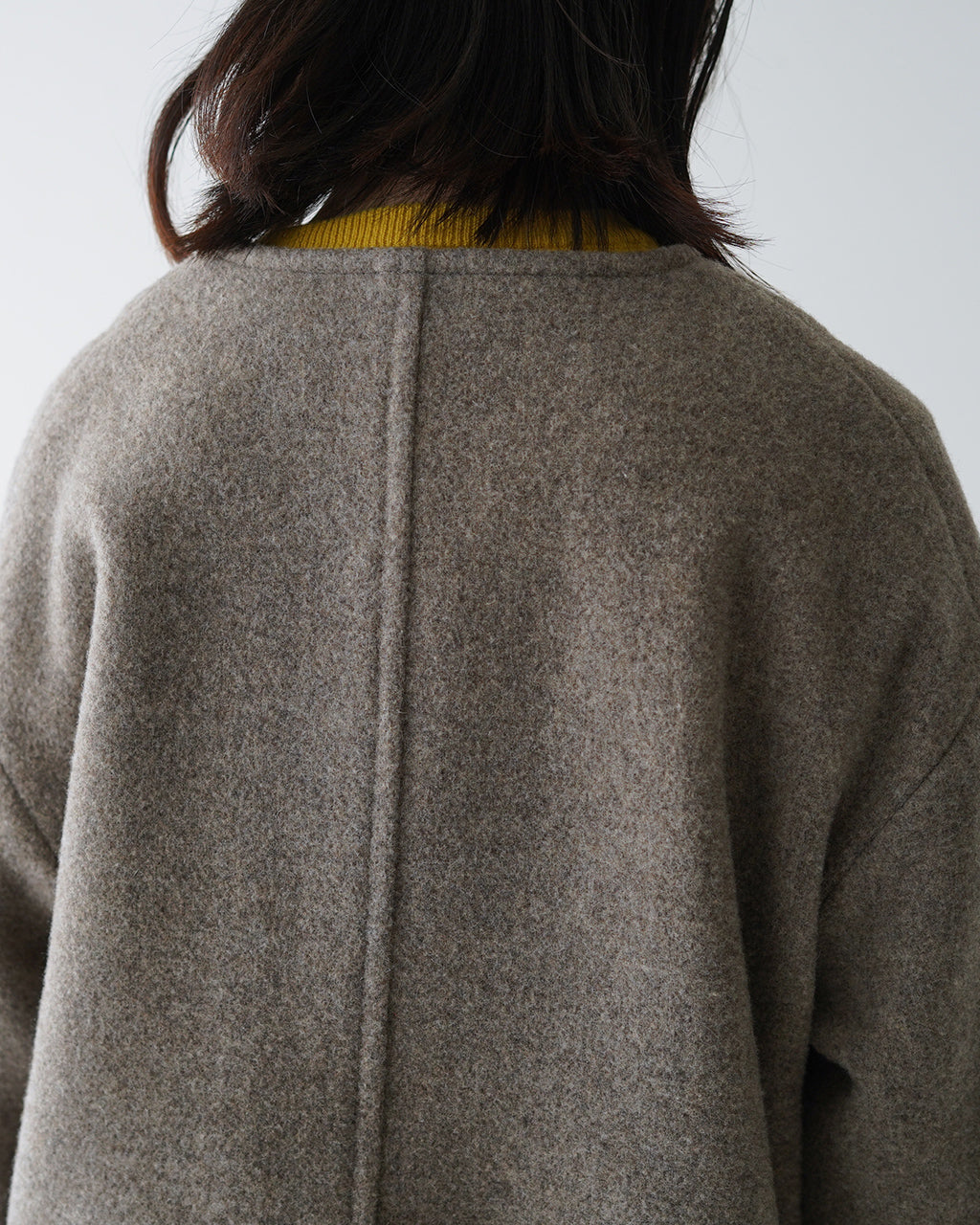 DANTON ダントン ライトパイル ウールモッサ カラーレス ジャケット COLLARLESS JACKET ショートブルゾン DT-A0013WLP【送料無料】【クーポン対象外】 [★]