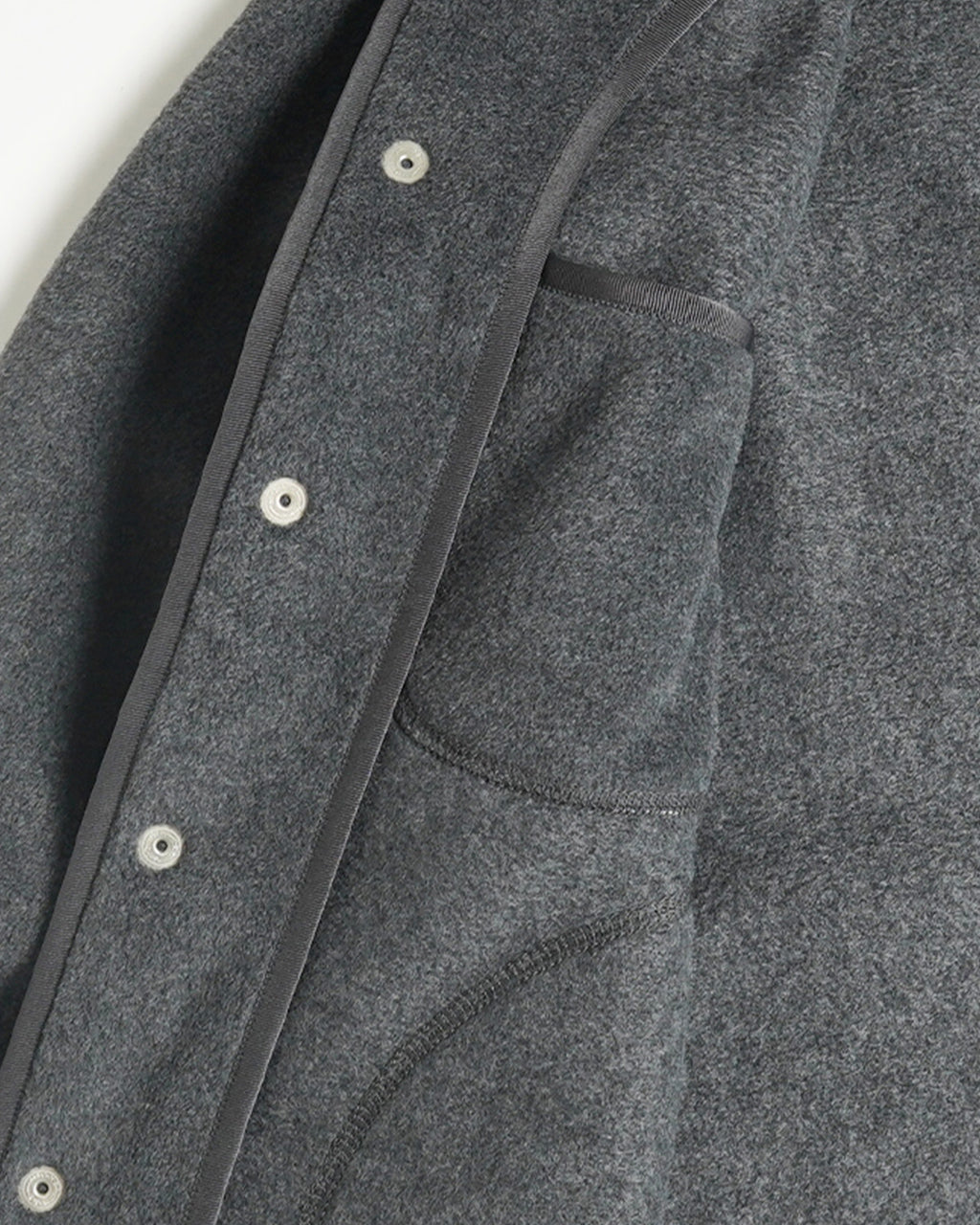 DANTON ダントン フリース カラーレス ノーカラー ジャケット カーディガン FLEECE COLLARLESS JACKET JD-8911【送料無料】 [★]