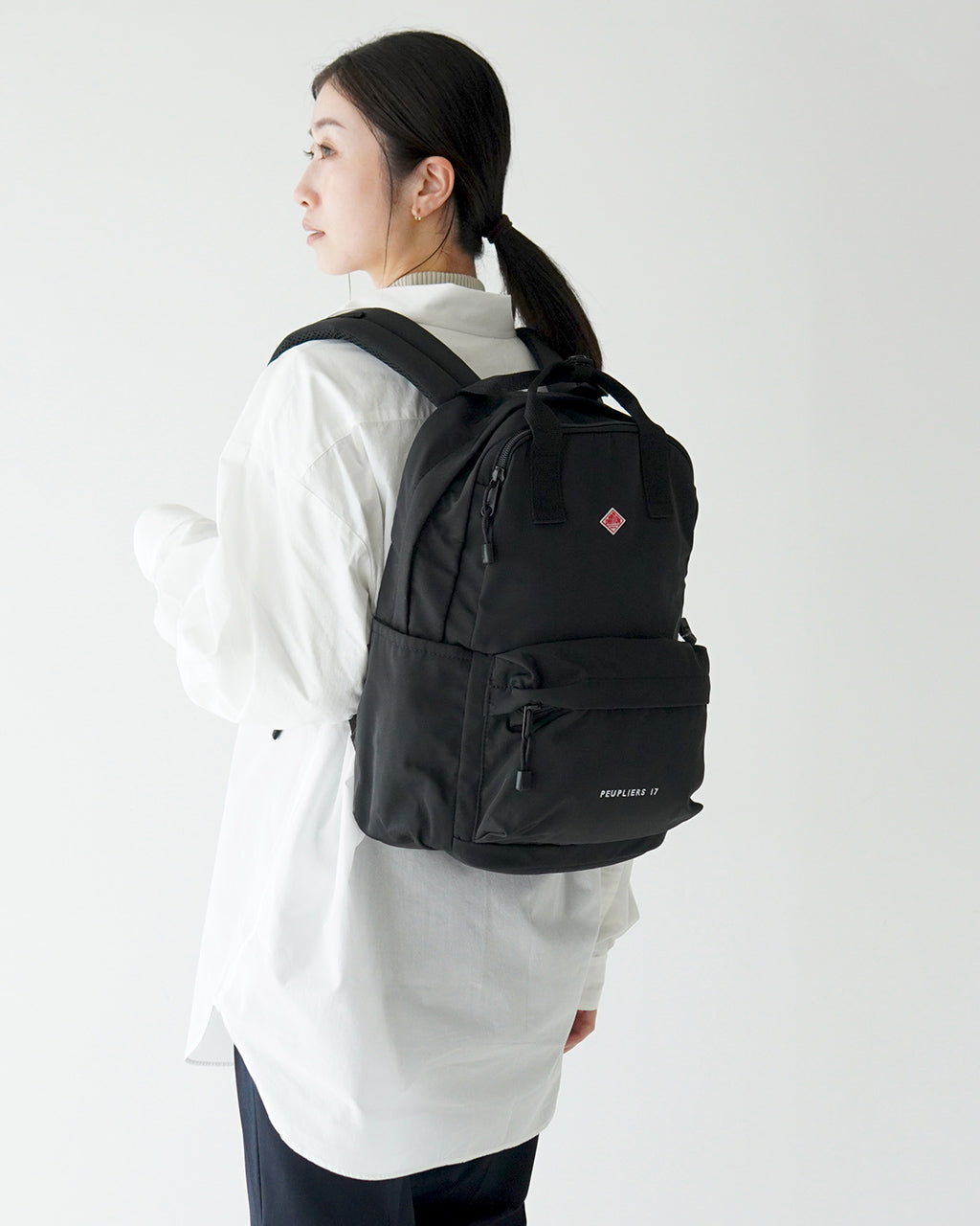 DANTON ダントン ポリエステル ツイル バックパック ピュプリエ 17 POLYESTER TWILL BACKPACK PEUPLIERS 17【送料無料】【クーポン対象外】