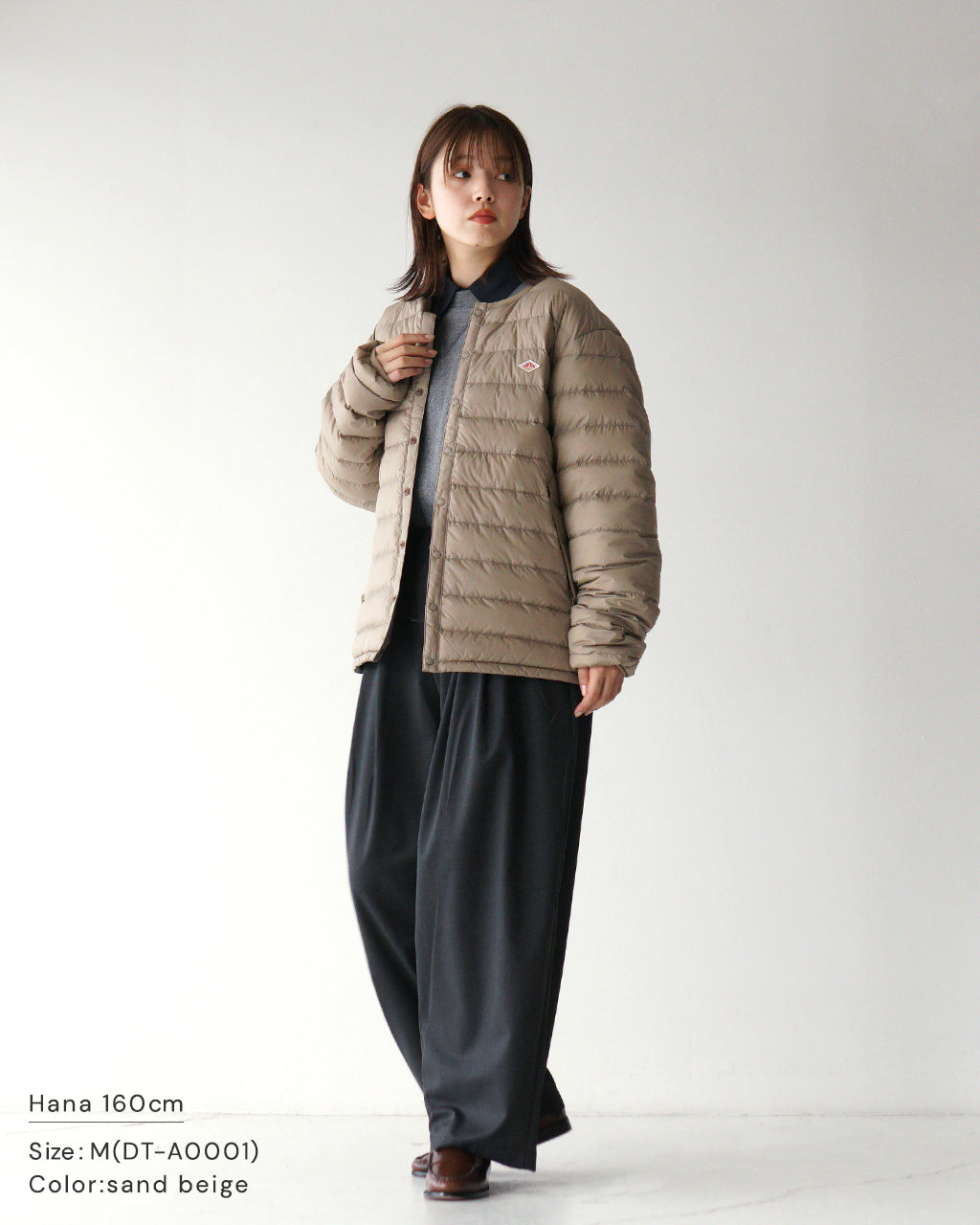 DANTON ダントン 軽量 インナー ダウン クルーネック ジャケット INNER DOWN CREWNECK JACKET DT-A0001 DT-A0025【送料無料】【クーポン対象外】 [★]