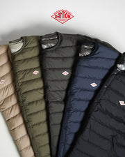 DANTON ダントン インナー ダウン クルーネック ジャケット INNER DOWN CREWNECK JACKET DT-A0001 DT-A0025 【送料無料】