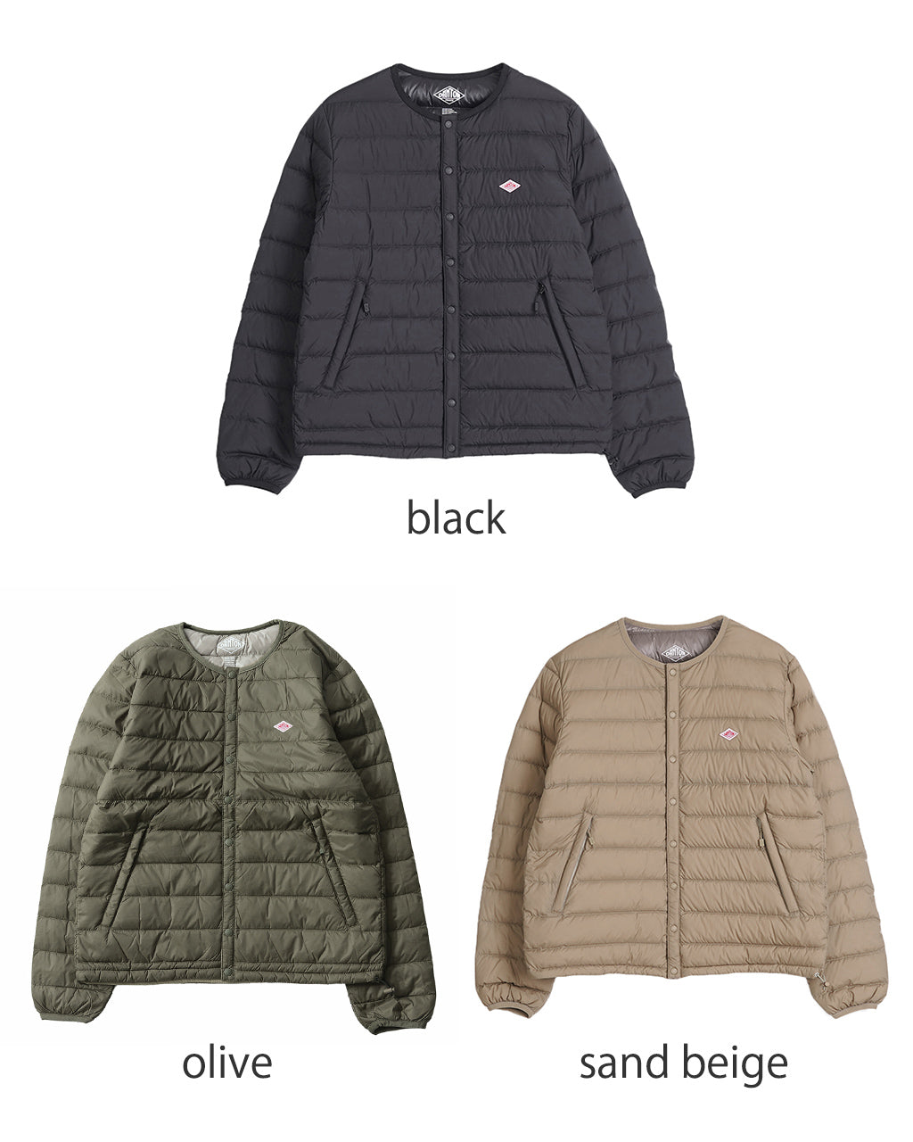 【一部SALE！20%OFF】DANTON ダントン 軽量 インナー ダウン クルーネック ジャケット INNER DOWN CREWNECK JACKET DT-A0001 DT-A0025【送料無料】 [★]