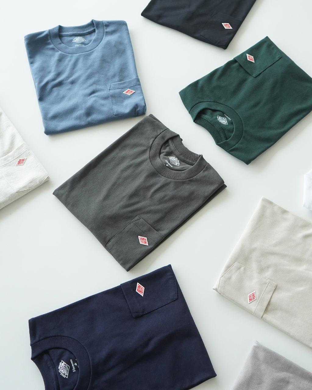 DANTON ダントン SHORT SLEEVE POCKET T-SHIRT PLAIN 半袖 Tシャツ DT-C0197 TCB