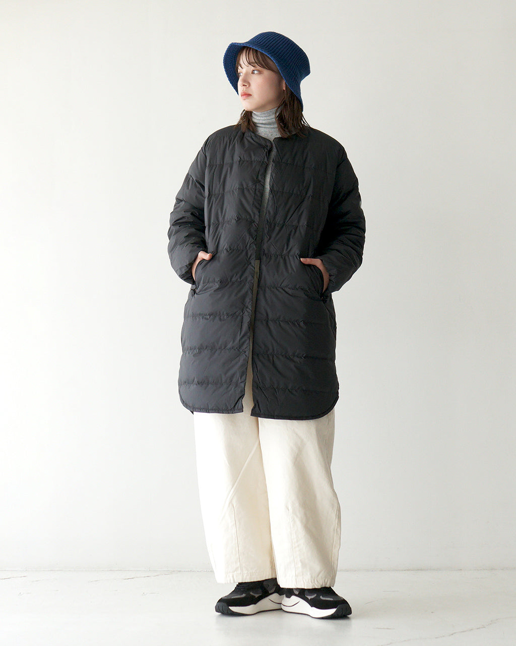 【SALE！30%OFF】D.A.T.E. デイト  ダッドスニーカー FUGA NYRON 厚底 プラットフォーム ローカット W411-FG-NY-BKW【送料無料】