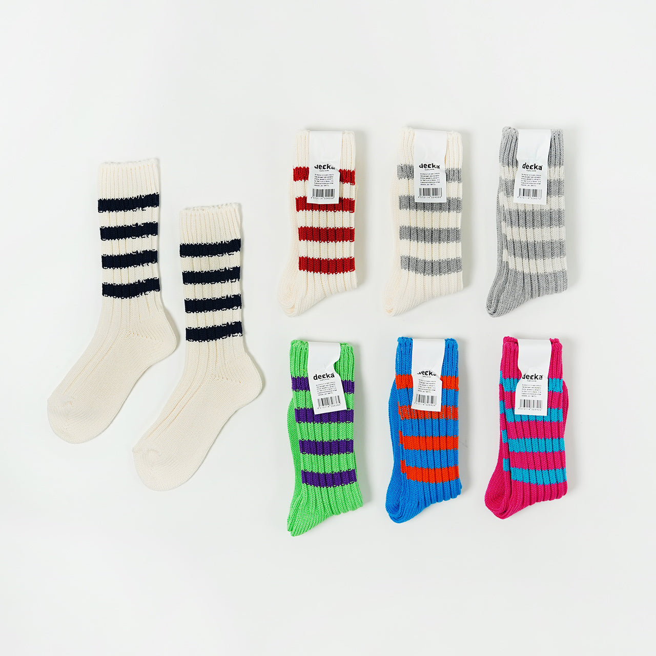 decka Quality socks デカクオリティソックス ヘビーウエイト ソックス Heavyweight Socks 靴下 カラー リブソックス de-29 de-29-2 【メール便可】【クーポン対象外】