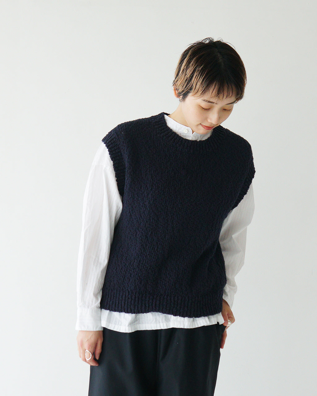 Emmaculate エマキュレイト クルーネックベスト CREWNECK VEST 2251K-32293 【送料無料】