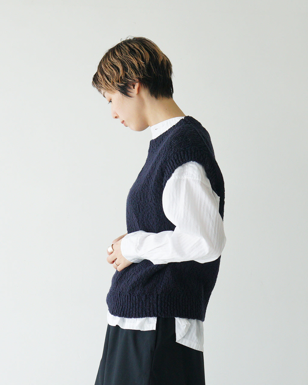 Emmaculate エマキュレイト クルーネックベスト CREWNECK VEST 2251K-32293 【送料無料】