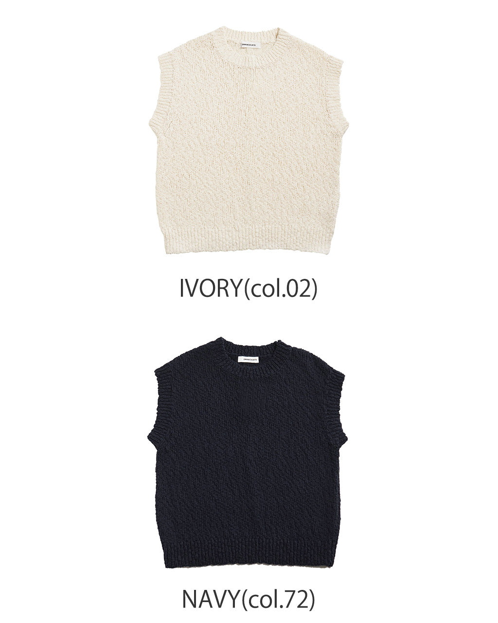 Emmaculate エマキュレイト クルーネックベスト CREWNECK VEST 2251K-32293 【送料無料】