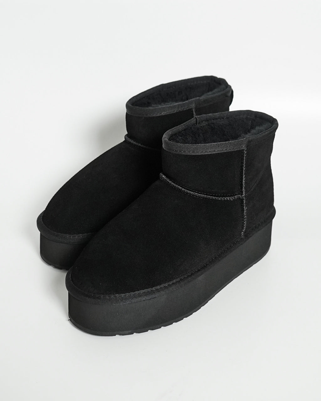 【SALE！30%OFF】EMU Australia エミュオーストラリア プラットフォーム マイクロ ウール PLATFORM MICRO WOOL 厚底 ブーツ ミドル ムートン W13159【送料無料】