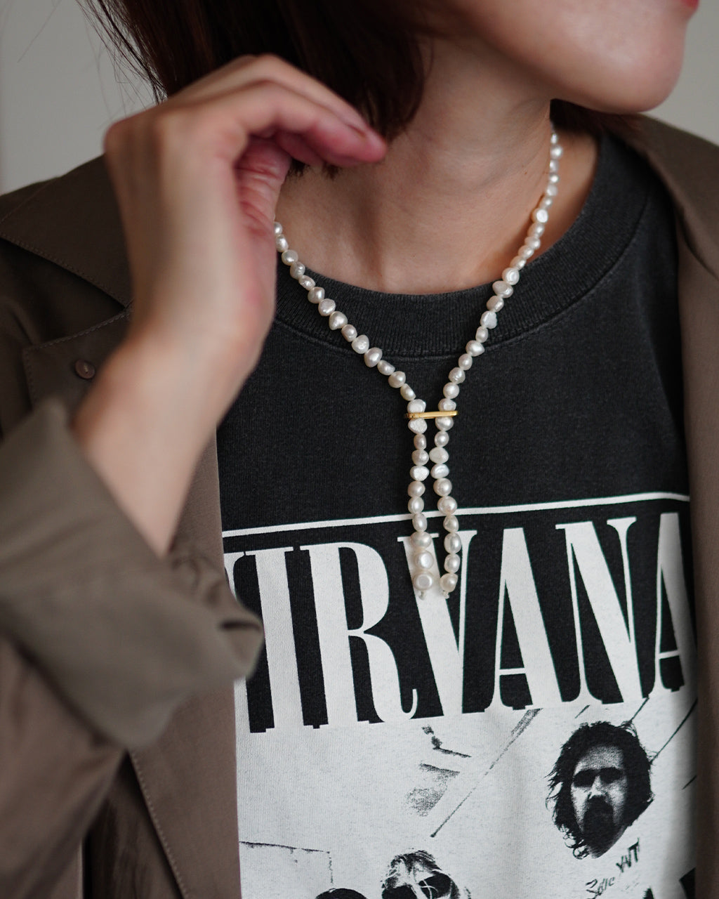 PEARL NECKLACE EO-170 55cm
