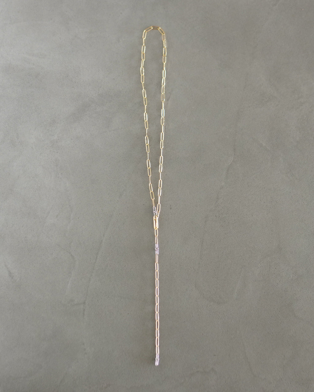 PC chain lariat necklace EO24AW-19