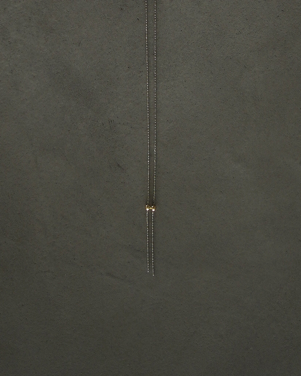 Graduated Ball Chain Slider Necklace EO26AW-24