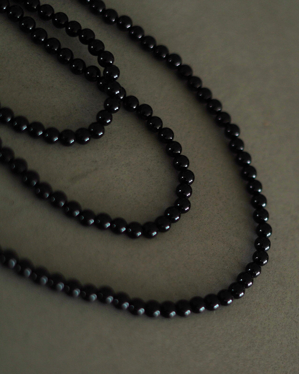 Onyx Long Necklace EO26AW-36