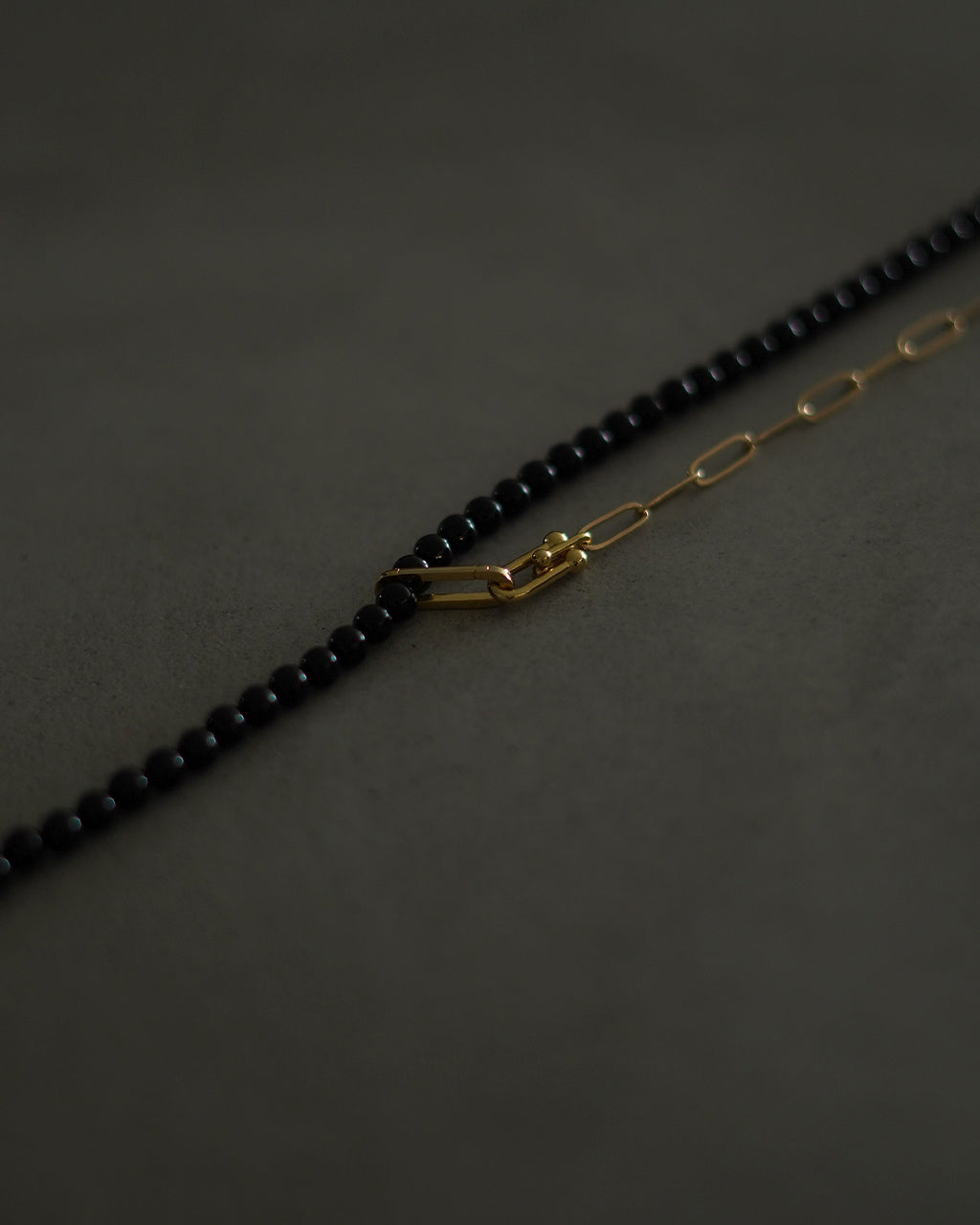 Onyx Mix Chain Necklace EO26AW-35