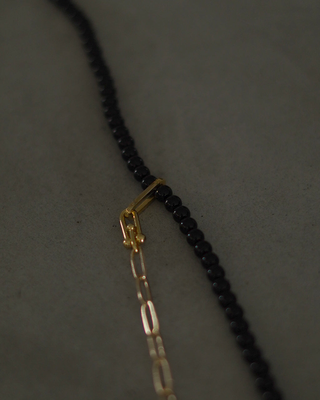 Onyx Mix Chain Necklace EO26AW-35