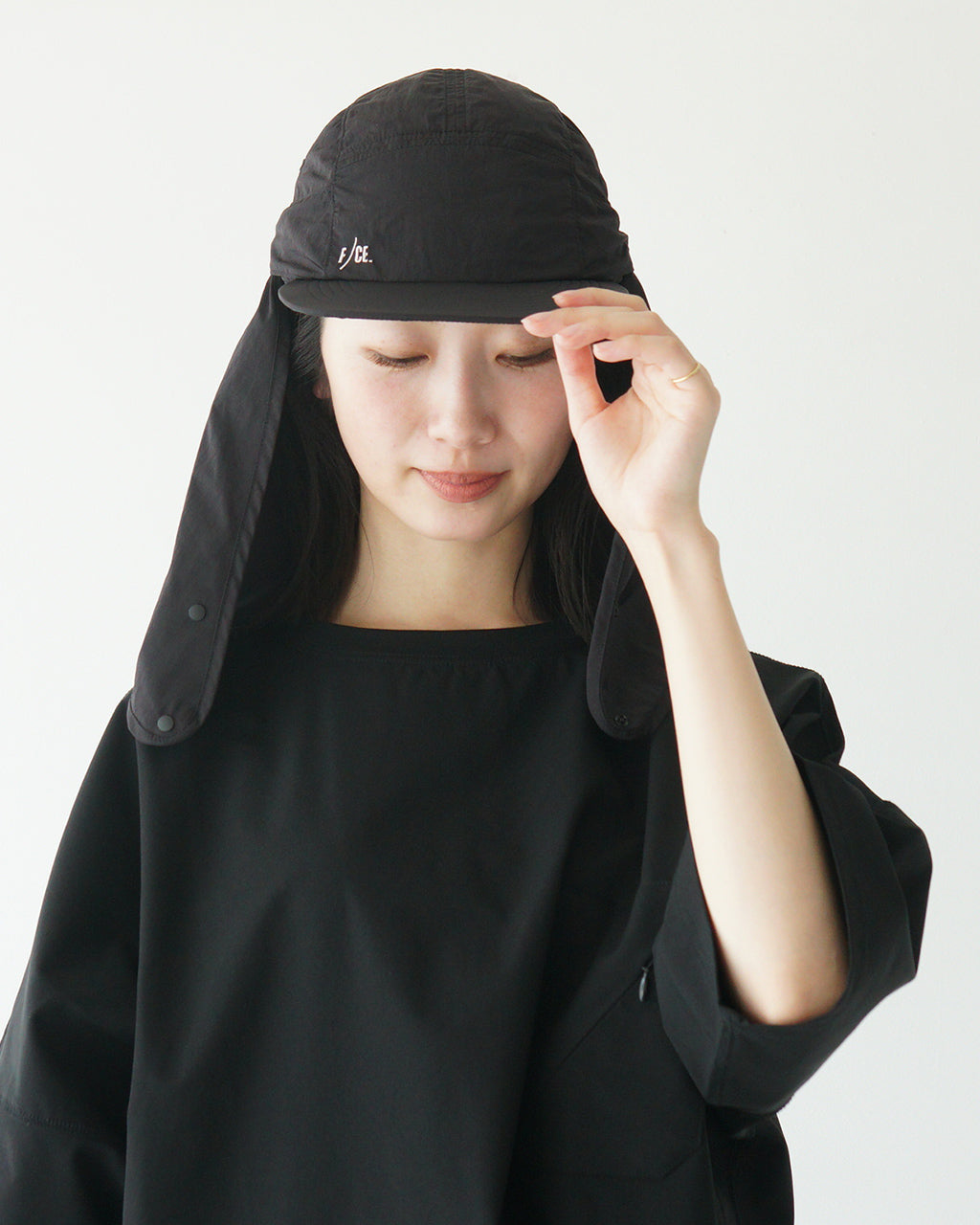 F/CE. エフシーイー ナイロン シェード キャップ NYLON SHADE CAP 帽子 軽量 撥水 サステナブル FAC38251U0003【送料無料】