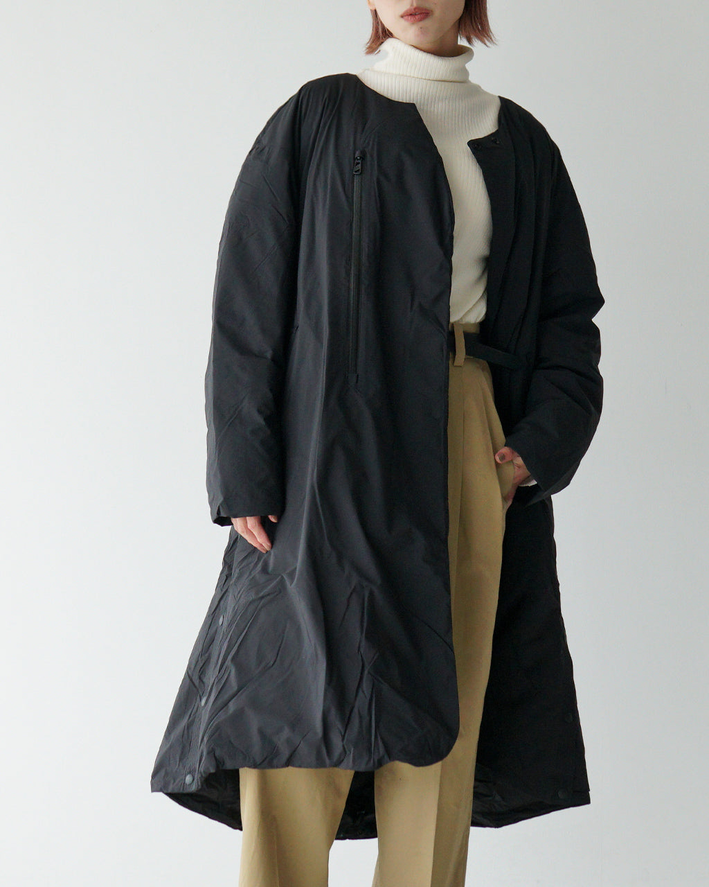 【SALE！30%OFF】F/CE.×NANGA エフシーイー × ナンガ エフライト ニュー カラーレス ロング コート FT NEW COLLARLESS LONG COAT FNA09242W0002【送料無料】