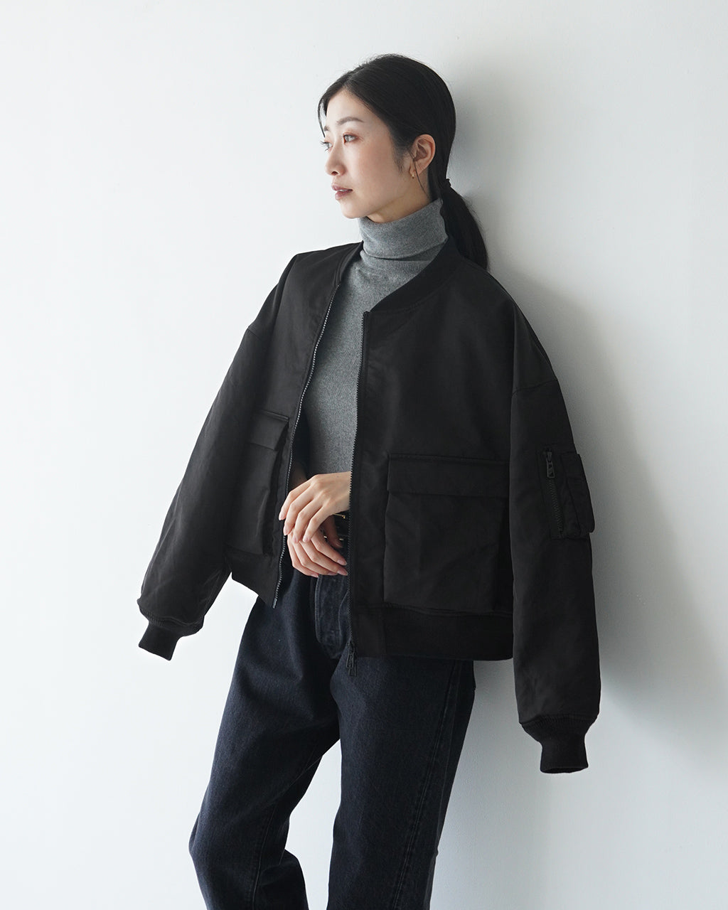 F/CE.  エフシーイー ボア カラー MA-1 ジャケット BOA COLLAR MA-1 JACKET FST08242U0006【送料無料】