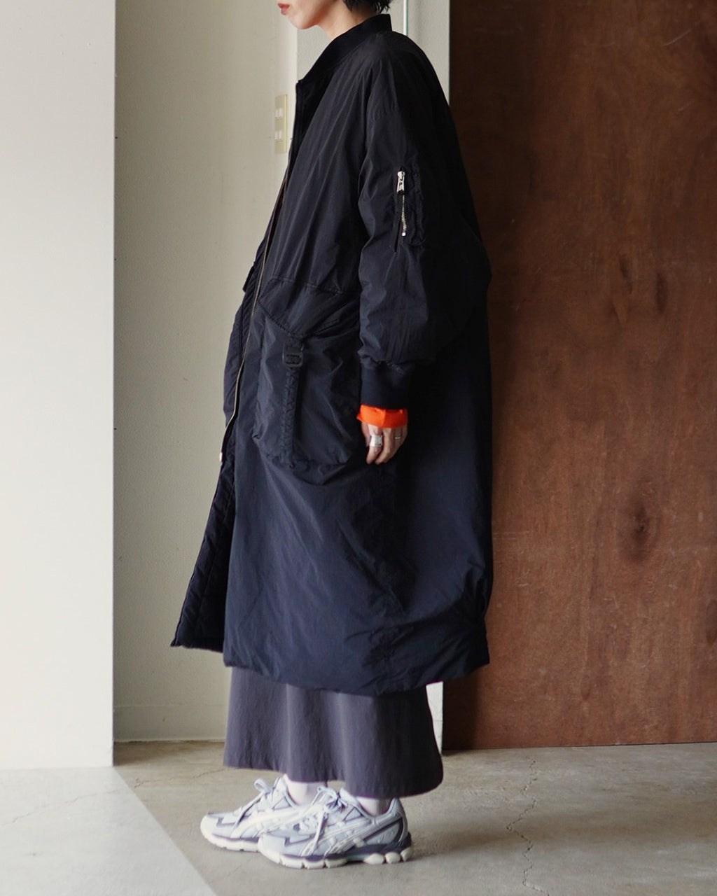 GARMENT DYE DOWN MA-1 LONG COAT FST09252U0001