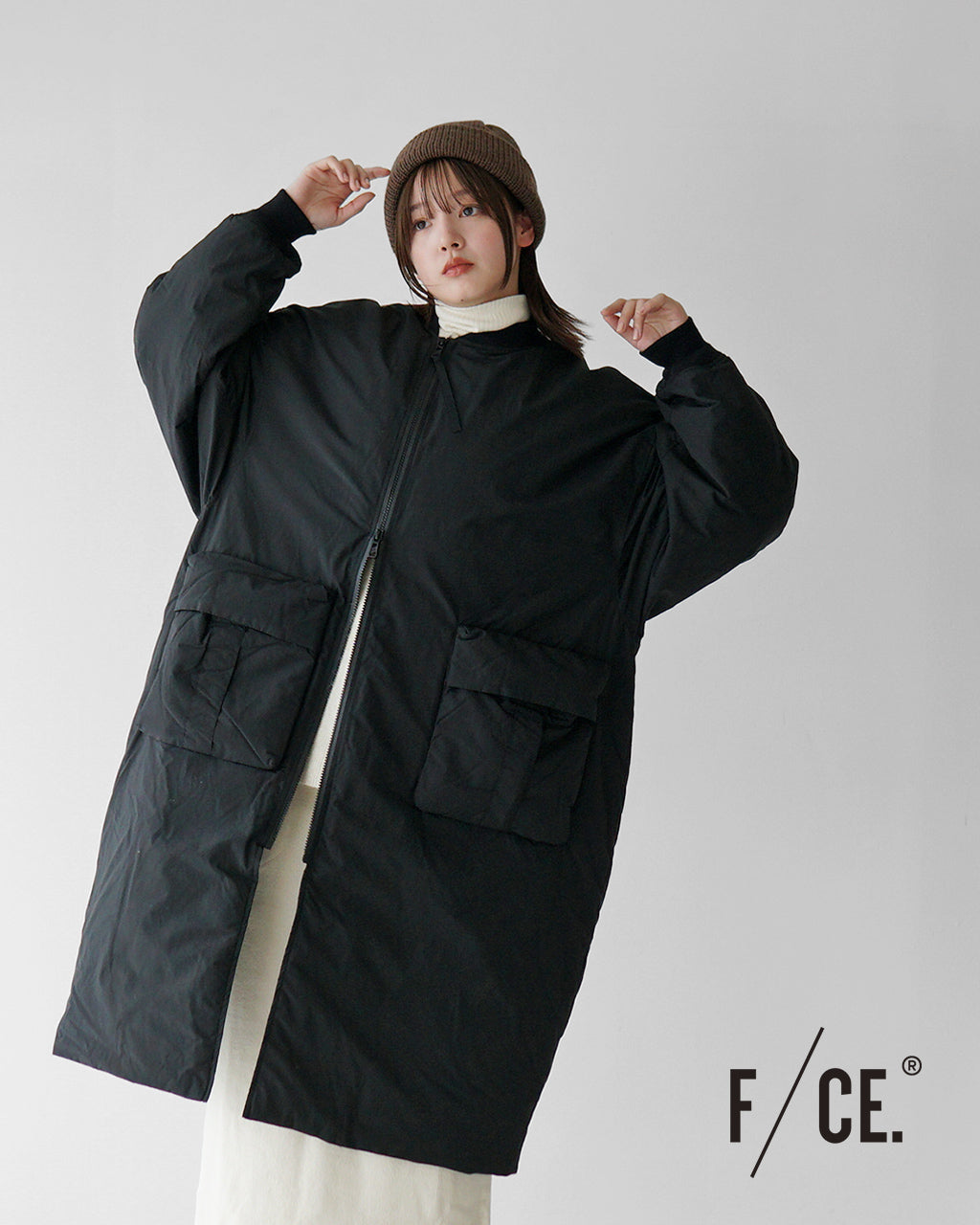 F/CE. エフシーイー リサイクル ダウン MA-1 ロング コート RECYCLED DOWN MA-1 LONG COAT FSU09242U0001 【送料無料】