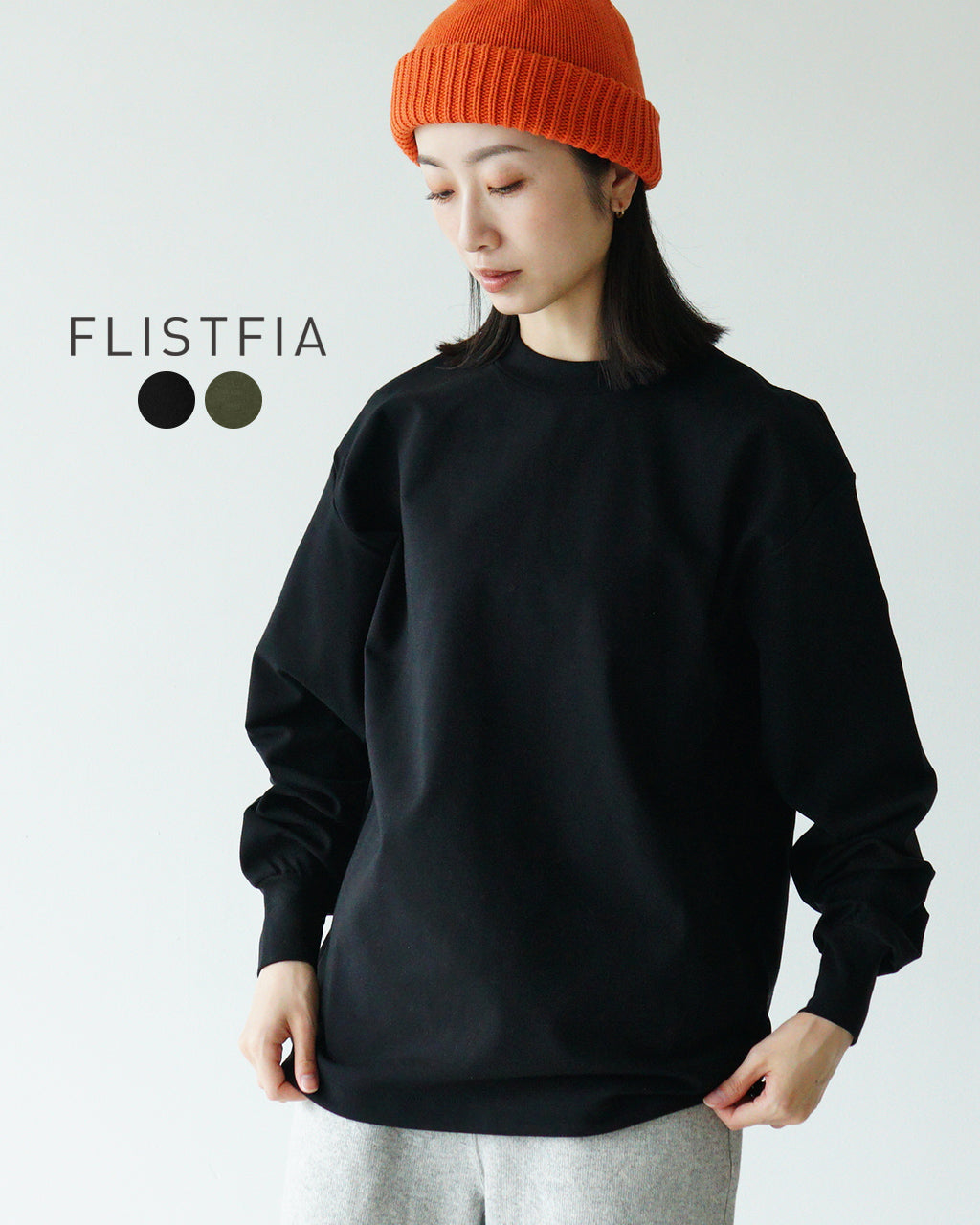 FLISTFIA フリストフィア カットソー ロングスリーブ ドローコード プルオーバー Long Sleeve Draw Code Pull Over Tシャツ 長袖 LD03016【送料無料】