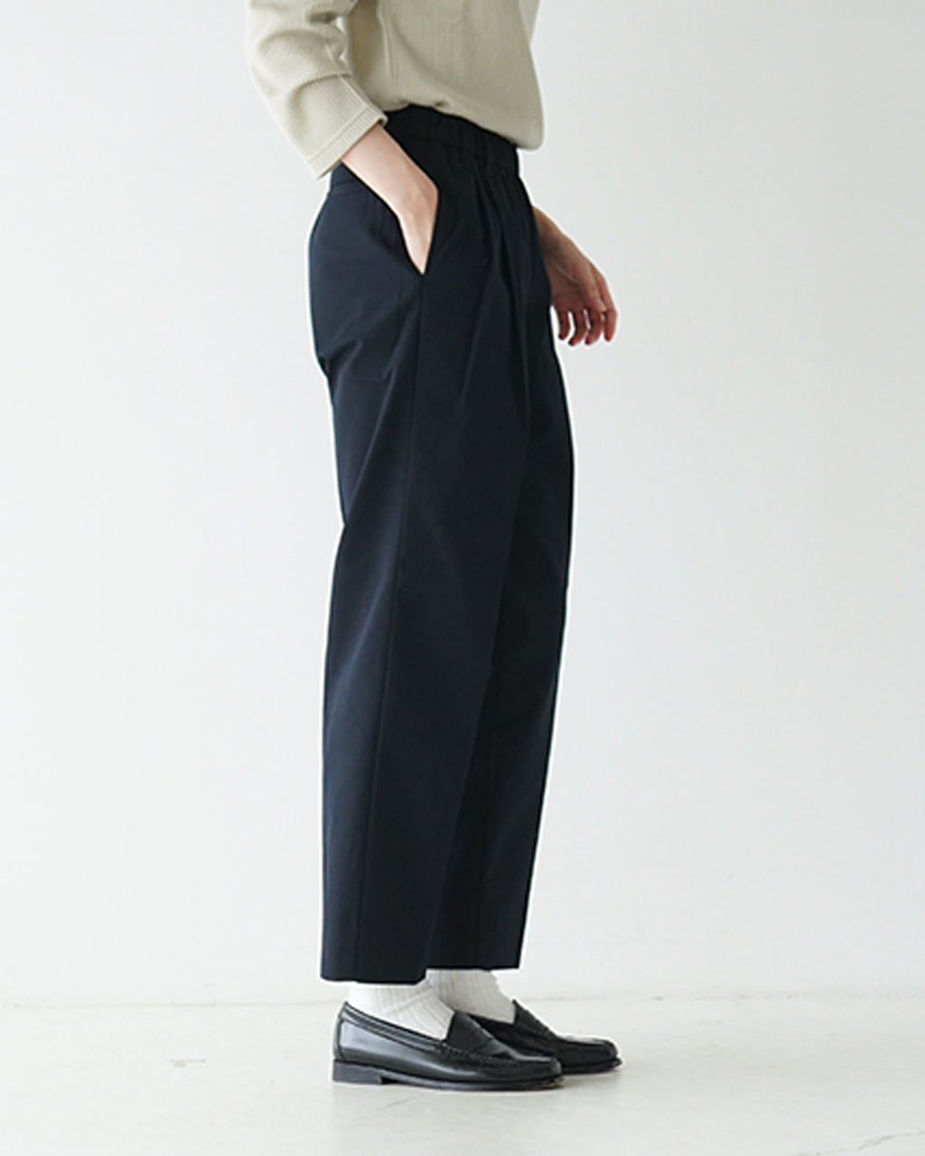 【SALE！50%OFF】FLISTFIA フリストフィア  タック ワイド トラウザーズ Tuck Wide Trouesrs パンツ ボトムス WR09016【送料無料】