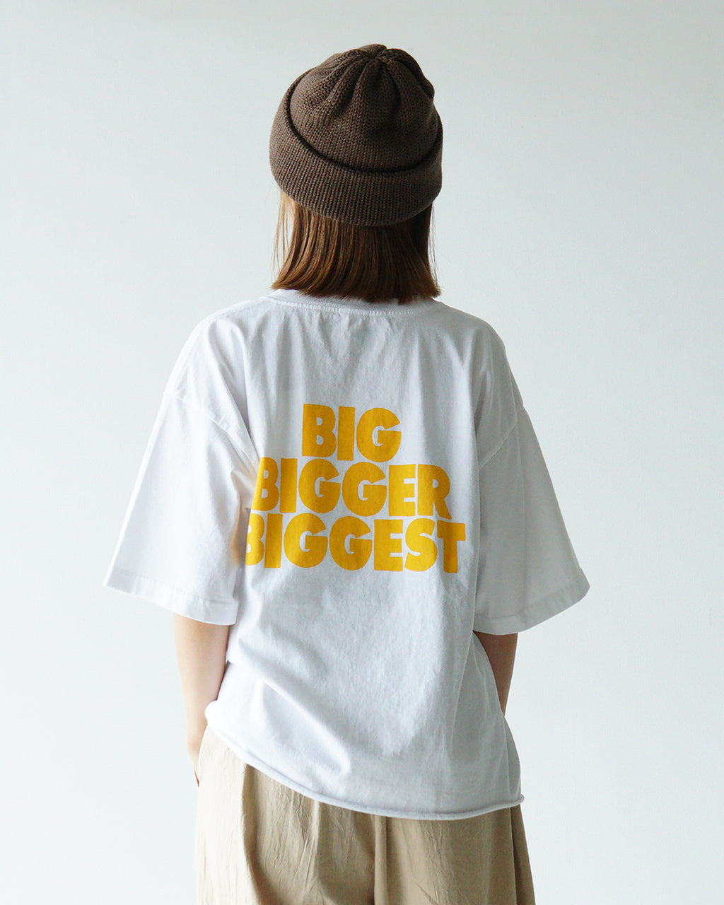FUNG ファング プリントTシャツ シンク ビガー PRINT TEE THINK BIGGER トップス 半袖 カットソー コットン オーバーサイズ