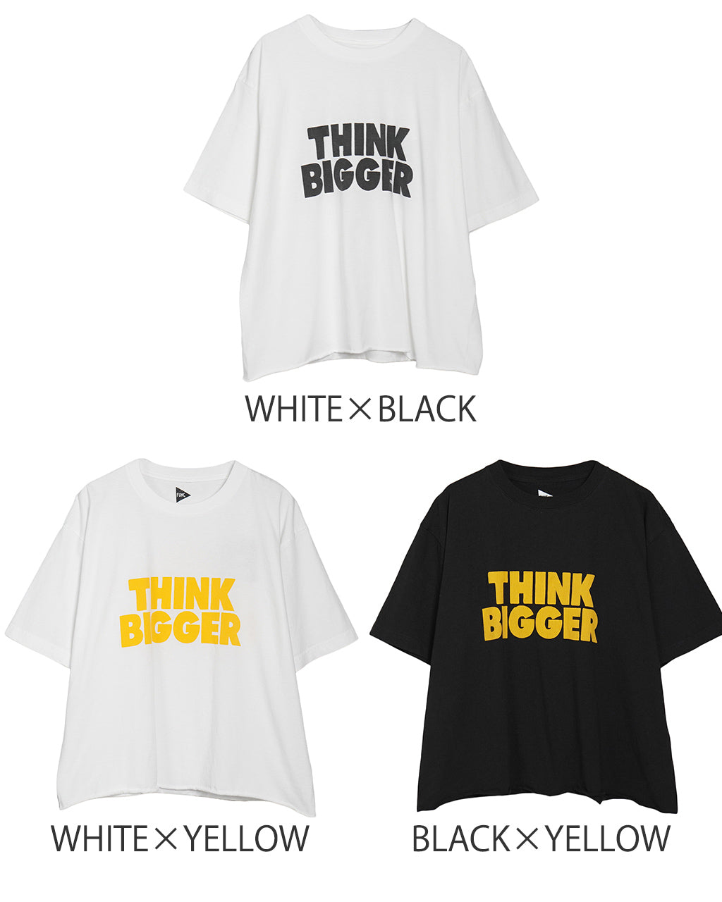 FUNG ファング プリントTシャツ シンク ビガー PRINT TEE THINK BIGGER トップス 半袖 カットソー コットン オーバーサイズ