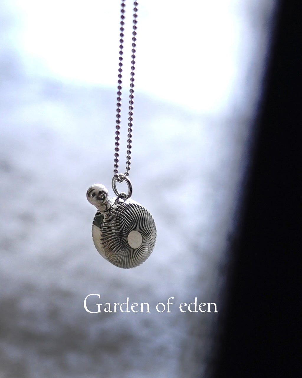 Garden of Eden Victorian Perfume Bottle Necklace Silver 925 Jewelry Perfume Bottle 20AWVNK01 [Free Shipping] [★] 