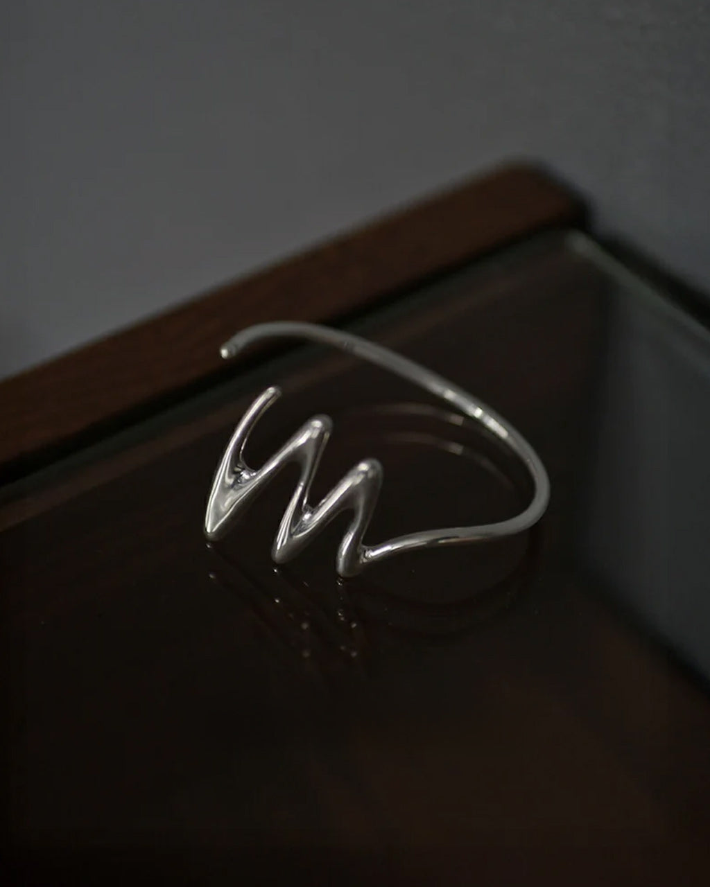 Garden of Eden 가든 오브 에덴 스크리블 뱅글 SCRIBBLE BANGLE 실버 925 액세서리 22SS-011 【무료우송】【쿠폰 대상외】 [★] 