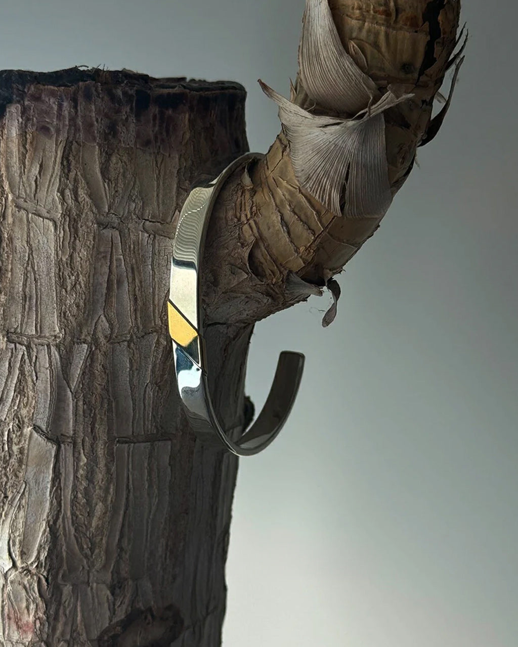 Garden of Eden 가든 오브 에덴 바메일 슬래시 뱅글 vermeil slash bangle (L) 실버 925 9K 골드 23AW003【무료우송】【쿠폰 대상외】 [★] 