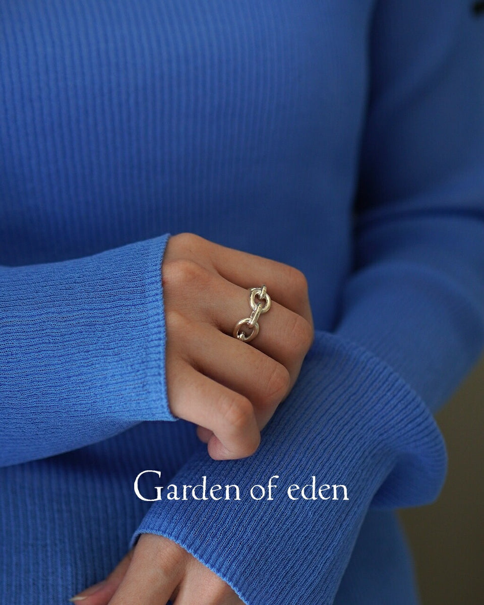 Garden of Eden ガーデンオブエデン オーバル リンク リング oval link 