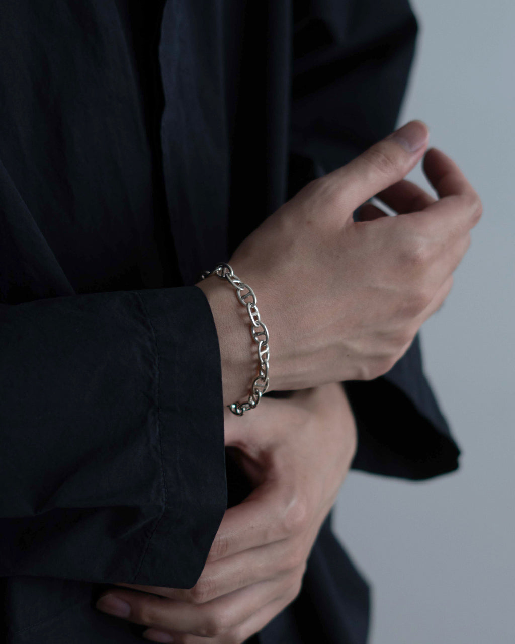 Garden of Eden 가든 오브 에덴 앵커 체인 호스 슈 버클 팔찌 ANCHOR CHAIN ​​HORSE SHOE BUCKLE BRACELET 맨즈 실버 925 24AW054【무료우송】 [★] 