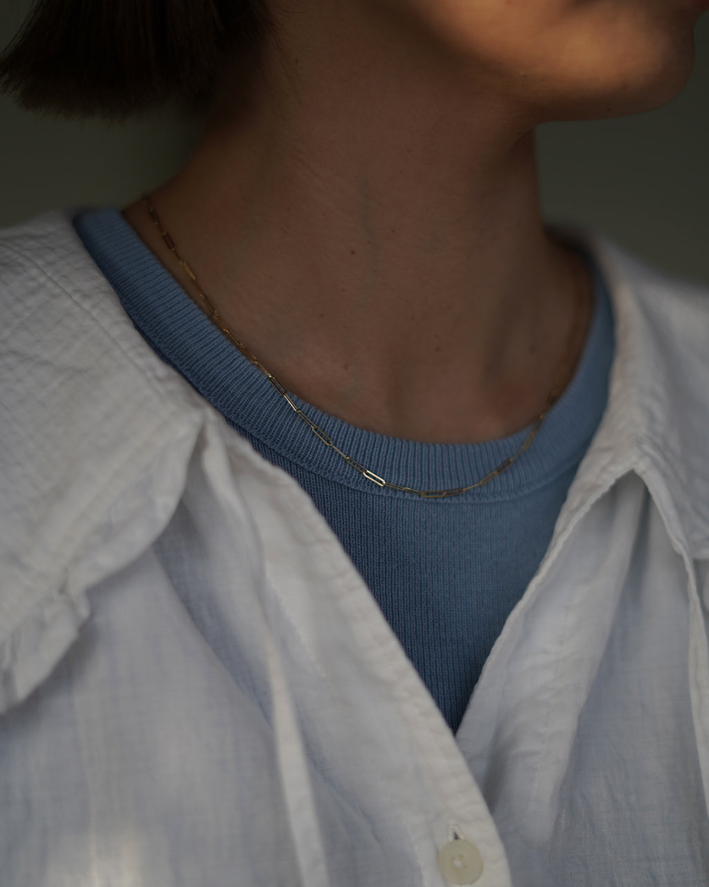 9K PC chain necklace 24SS095