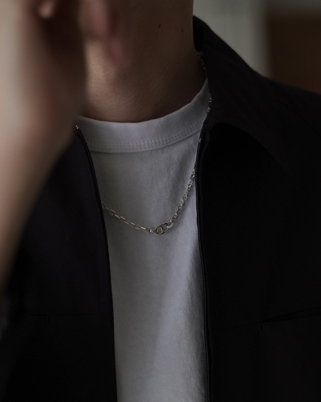｜point × 10｜ANCHOR CHAIN NECKLACE / SEAMLESS CLASP 25SS0009